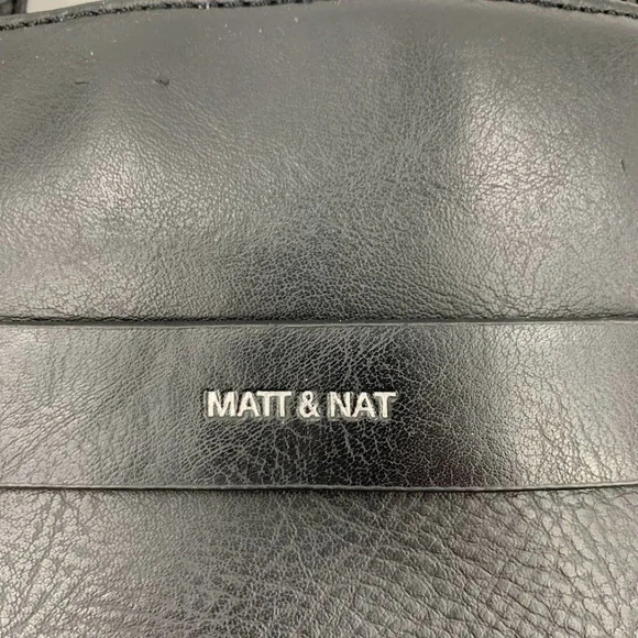 Matt‎ and Nat Women's Vegan Leather Medium Body Drop Handle Tote No Strap - Picture 4 of 11